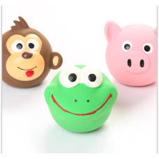 Bola com cara de animal com guizo Bola com cara de animal com guizo